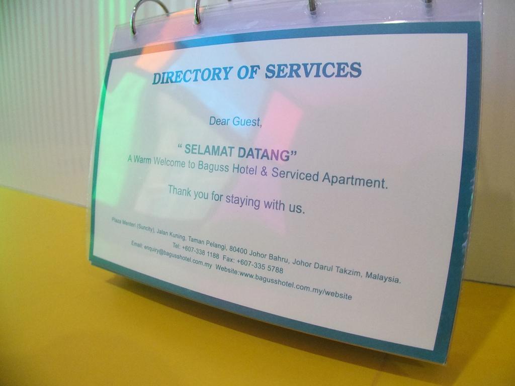 Baguss Hotel And Serviced Apartment Johor Bahru Ngoại thất bức ảnh